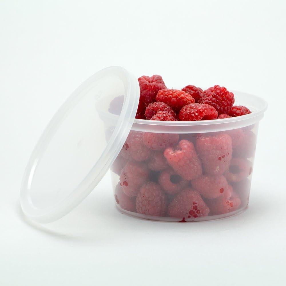 Premium Clear Deli Containers with Lids – 16 oz. (Pack of 36) – Leak-Proof Design for Fresh and Convenient Food Storage – Perfect for Home, Cafes, and Restaurants