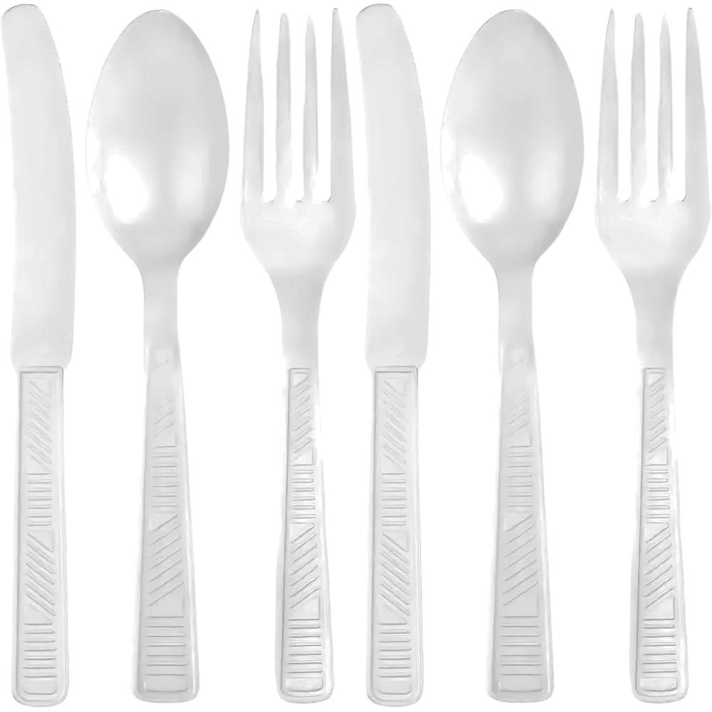 Party Dimensions 300 Count Combo Cutlery Box, White(Combo Box  White 300 Count)